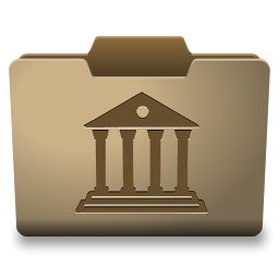 Cardboard Library Icon 256x256 png